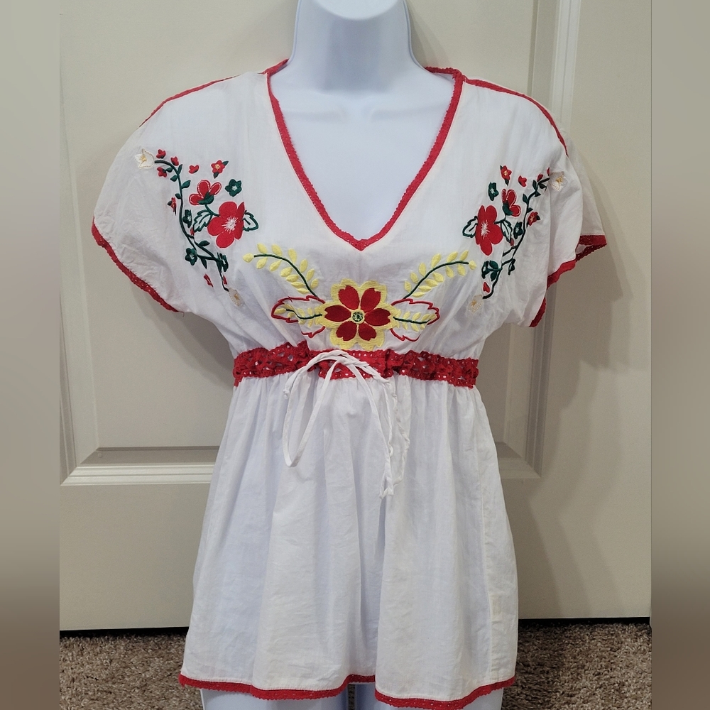 Cottn Embroidered Blouse